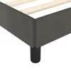 The Living Store Bettgestell Dunkelgrau 120x190 cm Samt Produktbild-Vorschau 7