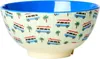 Rice Melamine Bowl 700 ml blau - Cars Print - Two Tone - Produktbild-Vorschau 1