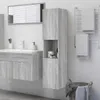vidaXL Koupelnová skříňka Grey Sonoma 30x30x130 cm Dřevěný Náhled obrázku produktu 2