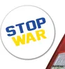 Huuraa Aufkleber Stop War 10cm rund Sticker Geschenkidee Produktbild-Vorschau 2