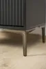 Eleganti gambe per mobili in cromo nero, altezza 15 cm - Anteprima dell’immagine prodotto 7