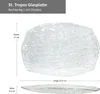 St Tropez Servierplatte Glas rechteckig 25,5x17cm Struktur Produktbild-Vorschau 5