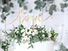 Cake Topper Love Holz 23x16cm natur Produktbild-Vorschau 1
