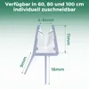 S'AFIELINA Guarnizione doccia 2 pezzi 80cm per vetro 4-6mm Anteprima dell’immagine prodotto 4