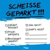 Scheiße geparkt - Klebezettel Náhľad obrázku produktu 2