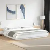 vidaXL Postel White 180x200 cm Dřevěný materiál Náhled obrázku produktu 2