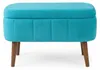 Hanah Home, lot de 3 poufs de haute qualité, couleur Voir les images du produit 2