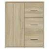 vidaXL Credenza rovere Sonoma 60x31x70 cm materiale a base Anteprima dell’immagine prodotto 5