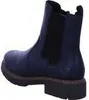 A side view of a blue Chelsea boot with a thick, dark sole. Anteprima dell’immagine prodotto