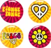 Knopen set, hippie stijl, 4-delig, gesorteerd Productafbeelding-voorbeeld 1