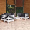 vidaXL 7-tlg. Garten-Lounge-Set mit Kissen Kiefer Produktbild-Vorschau 2
