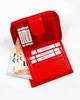 Rovicky damesportemonnee van leer, rood, met Productafbeelding-voorbeeld 7