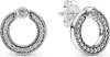 Pandora 299486C01 Orecchini Donna Pavé e Logo Circle Anteprima dell’immagine prodotto 3