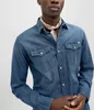 JACK & JONES Chemise unie à manches longues, col Kent, Voir les images du produit 36