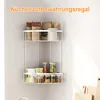 Badezimmerregal,dreieckiges Lagerregal aus Edelstahl 304, Produktbild-Vorschau 5