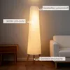 HOMCOM LED Stehlampe Wohnzimmer Dimmbar Holz mit Dreibein Produktbild-Vorschau 5