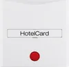 Berker Hotelcard-Schaltaufsatz m. Aufdruck und roter Linse Produktbild-Vorschau 1