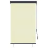 vidaXL Tenda a rullo per esterni 100 x 250 cm bianco crema Anteprima dell’immagine prodotto 1