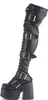A single black boot shown against a white background. Produktbild-Vorschau