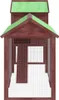 vidaXL Chicken Coop Mocha 193x65x117 cm borovicový masív Náhľad obrázku produktu 4