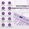 Pianoforte digitale COSTWAY a 61 tasti con cuffie, leggio, Anteprima dell’immagine prodotto 4