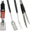 Set di utensili per barbecue 3 pezzi nero Anteprima dell’immagine prodotto 1
