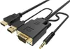 VGA auf HDMI Kabel / VGA Stecker > HDMI Stecker Produktbild-Vorschau 1