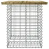 [Home] Gartenbank aus Gabionen 100x70x72 cm Kiefernholz Produktbild-Vorschau 4