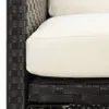 vidaXL Chaises de jardin 4 pcs. Poly rotin noir Voir les images du produit 10