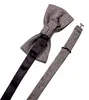 DonDon Herren Fliege 12 x 6 cm kariert gebunden und Produktbild-Vorschau 3