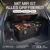 Aluminium Box mit Deckel 50L Schwarz Alukiste Kiste Produktbild-Vorschau 2