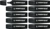 A collection of black STABILO BOSS ORIGINAL highlighters arranged in rows. Anteprima dell’immagine prodotto