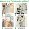 Bránka pre deti YARDIN, 75–85 cm, zábradlie na schody, Náhľad obrázku produktu 6