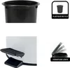 A collage of images showing different parts and features of a white pedal bin. Anteprima dell’immagine prodotto