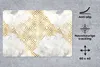 MuchoWow® Schreibtischunterlage Gold - Marmor - Muster - Produktbild-Vorschau 2