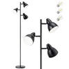 EDISHINE Lampa stojąca do salonu, 3 regulowane lampy Podgląd zdjęcia produktu 1