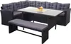 Polyrotan set HWC-A29, tuinset voor de tuin, lounge- en Productafbeelding-voorbeeld 10