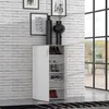 STIEFEL Schuhschrank zeitgenössisch matt weiß und hellgrau Produktbild-Vorschau 4
