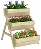 Outsunny verticale verhoogde tuinbed met 3 niveaus, Productafbeelding-voorbeeld 1
