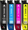 Four printer ink cartridges are lined up against a white background. Produktbild-Vorschau