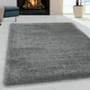 Teppich Wohnzimmer Hochflor Hellgrau 160x230 Rechteck Produktbild-Vorschau 2