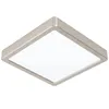 Stropní svítidlo LED - barva niklu - ocel - plast - 21 x 21 Náhled obrázku produktu 1