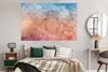 MuchoWow® Poster Wasserfarben - Orange - Blau - Rot 180x120 Produktbild-Vorschau 4