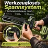Mini Akku Kettensäge 8 Zoll, 1800W Bürstenlos Produktbild-Vorschau 6