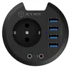 RaidSonic ICY BOX Tisch-Hub, 4x USB-A 3.0, Audio, Schuko Produktbild-Vorschau 3