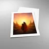 Poster - Poster ohne Rahmen - Tempel Mönch - 40x50 cm - Produktbild-Vorschau 3