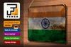 Blechschild Flagge Indien 30x20cm Flag of India Rost Produktbild-Vorschau 3