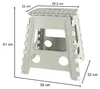 KIK KX4404 Antislip, inklapbare stoel, lichtgrijs Productafbeelding-voorbeeld 8