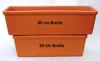 BLUMENKASTEN  massives TERRACOTTA ohne Muster 50cm Produktbild-Vorschau 3