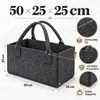 Filztasche Schwarz Einkaufstasche Kaminholztasche Produktbild-Vorschau 5
